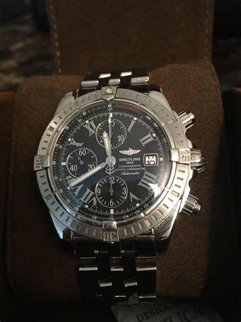 breitling chronometre automatic 1884 watch blue dial a42362|breitling watches 1884 chronometre certifie.